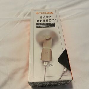 Tan Compact Charger for Cell Phones